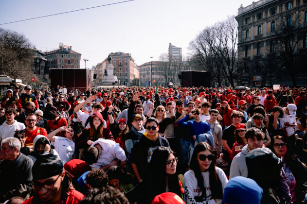 Ferrari, bemutató, Milánó, tifosi