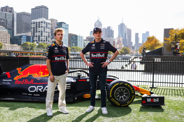 Max Verstappen, Liam Lawson, Red Bull, Ausztrál Nagydíj