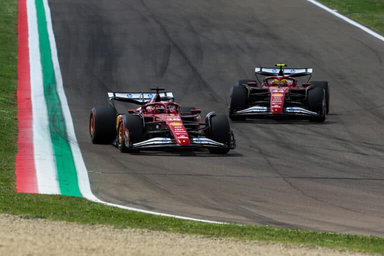 Leclerc szerint a Ferrari imolai helyezése rajta sincs a számegyenesen
