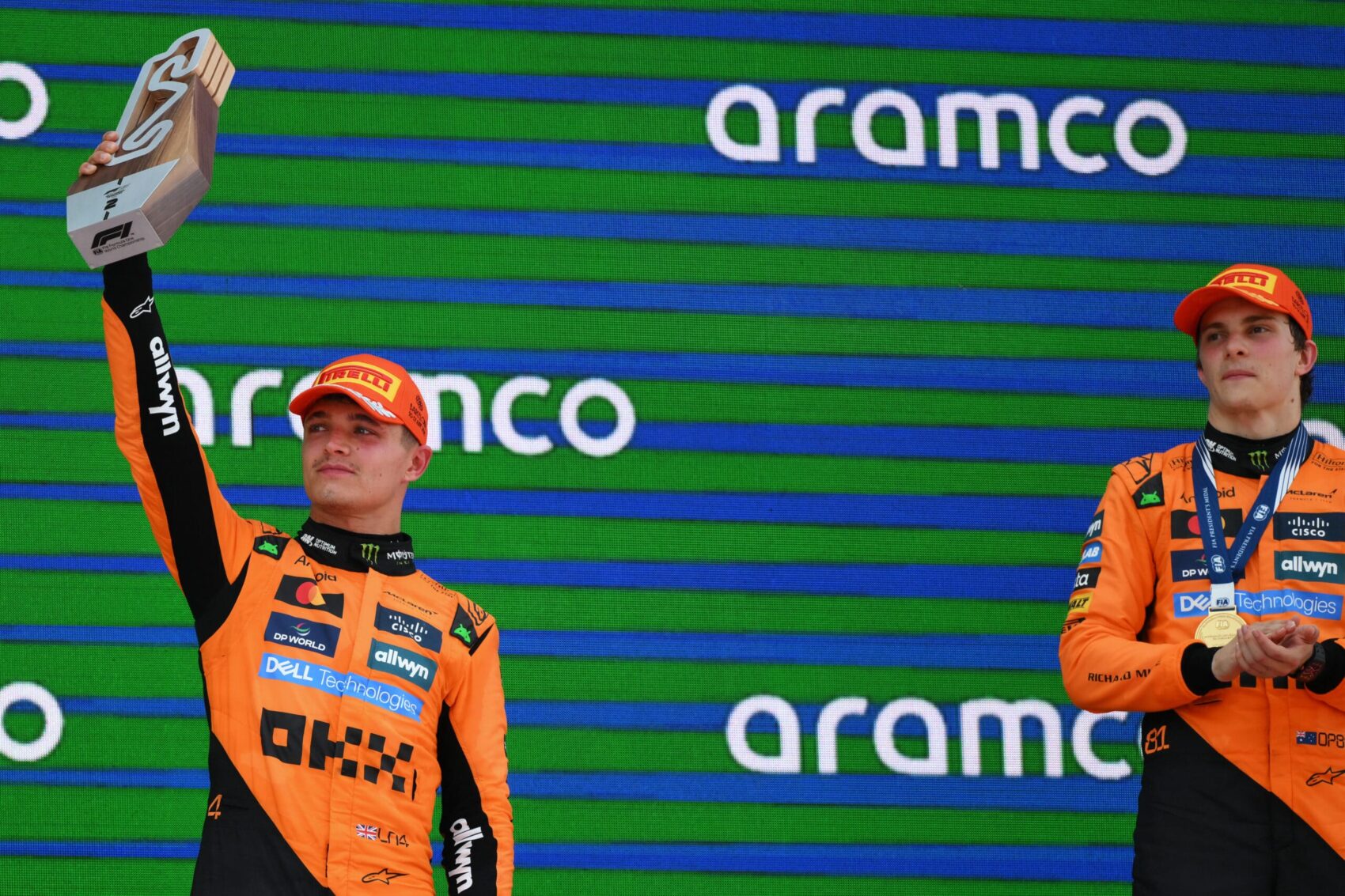 Piastri megragadta az alkalmat, hogy emlékeztesse Norrist valamire