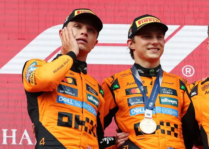 Lando Norris McLaren Oscar Piastri