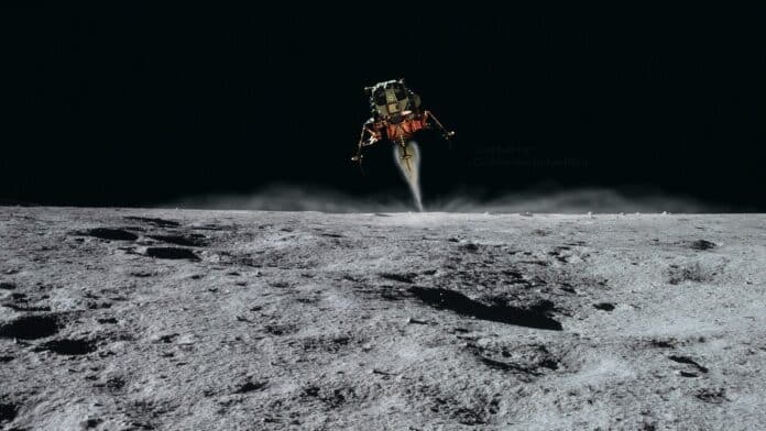 Apollo 11, holdra szállás