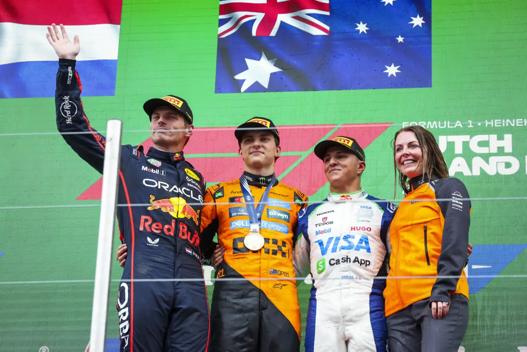 Piastri büszke a McLarenre, Hadjar szürreálisan érzi magát – így értékelt a top 3 a Holland Nagydíj után