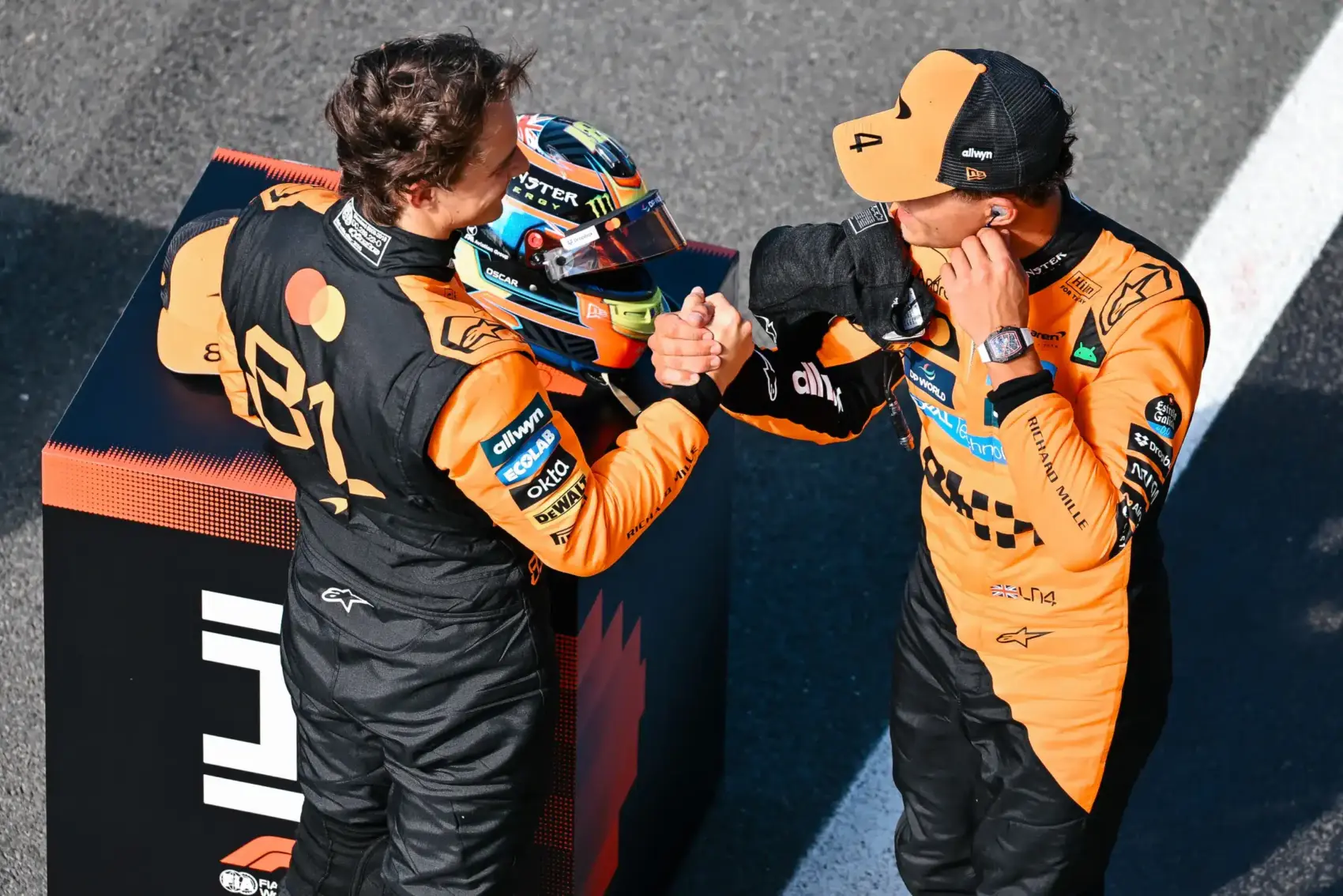 Piastri betekintést nyújtott abba, milyen módszerrel kapta el a fölényben levő Norrist