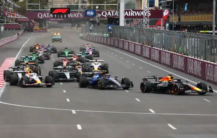 Azeri Nagydíj, rajt, Verstappen, Red Bull