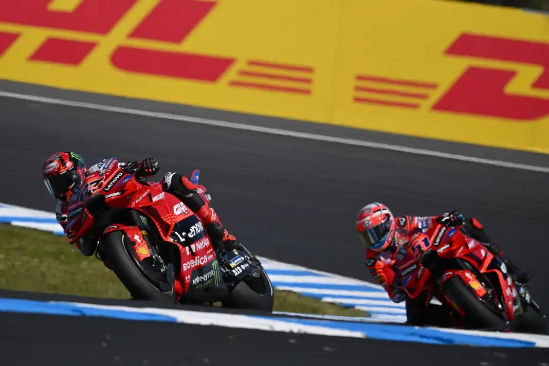 MotoGP, Francesco Bagnaia, Michele Pirro, Ducati, Ausztrál Nagydíj 2025, szombat