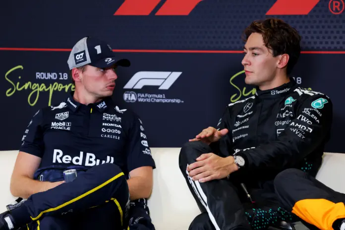 Verstappen, Red Bull, Russell, Mercedes