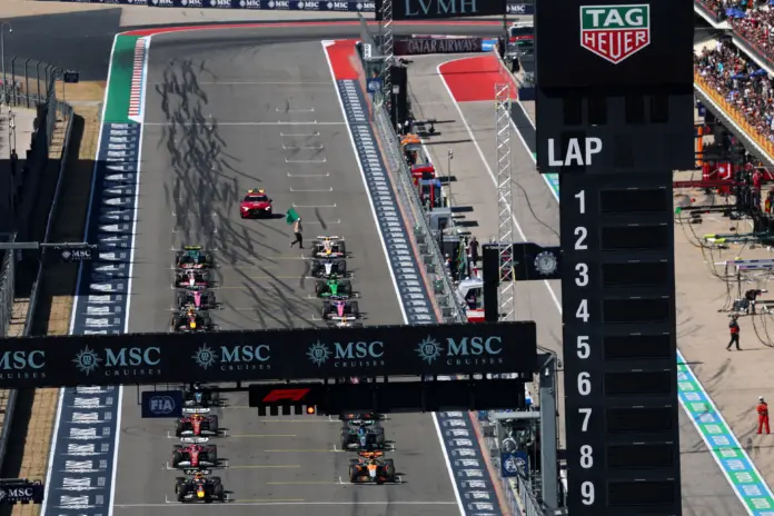 Verstappen, Norris, USA, rajt