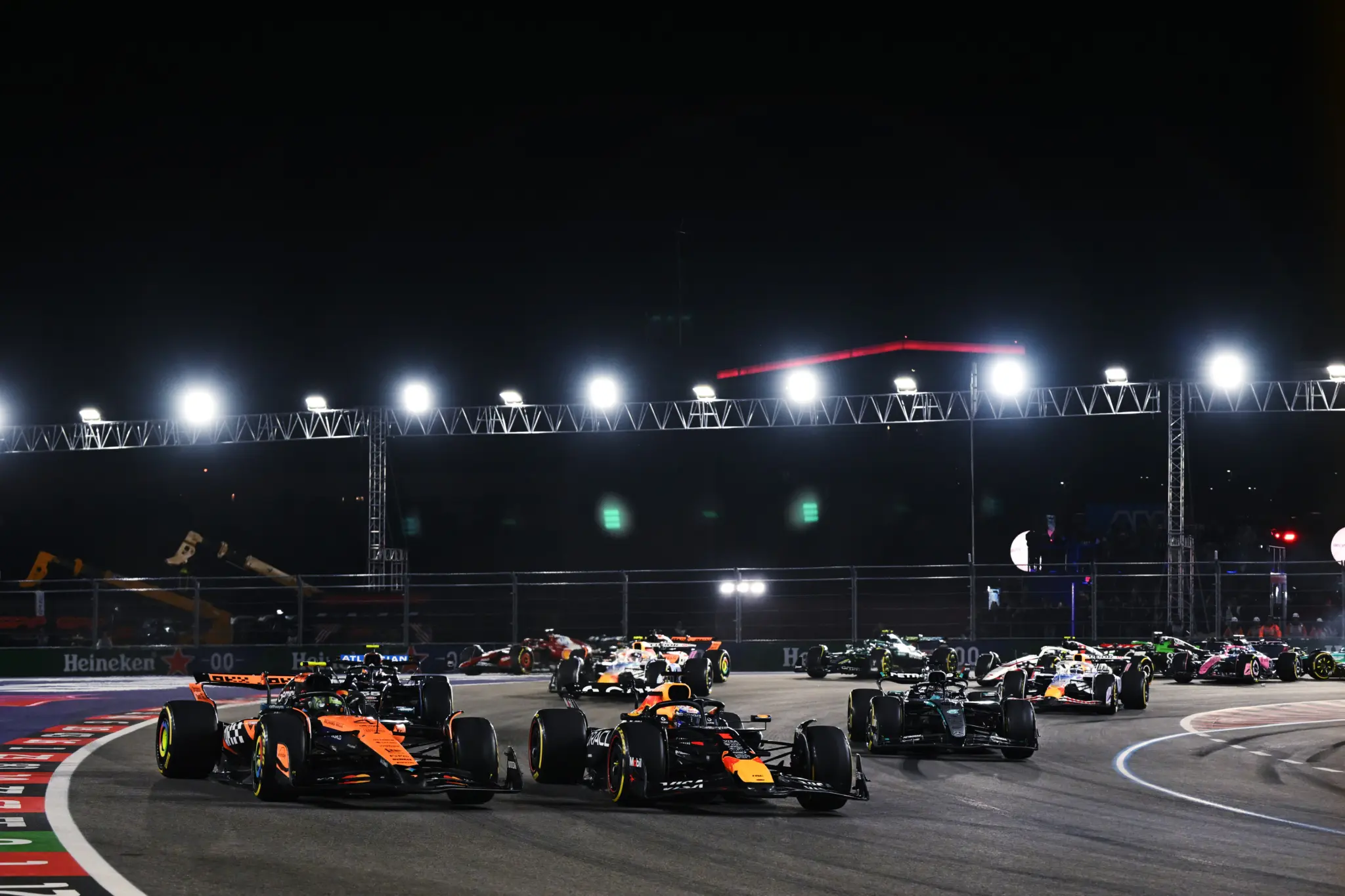 Norris, Verstappen, rajt, Las Vegas