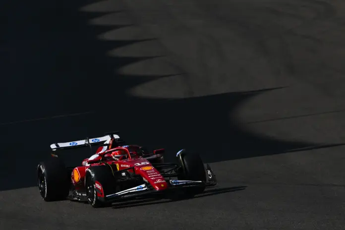 Leclerc, Ferrari, teszt, Abu-Dzabi