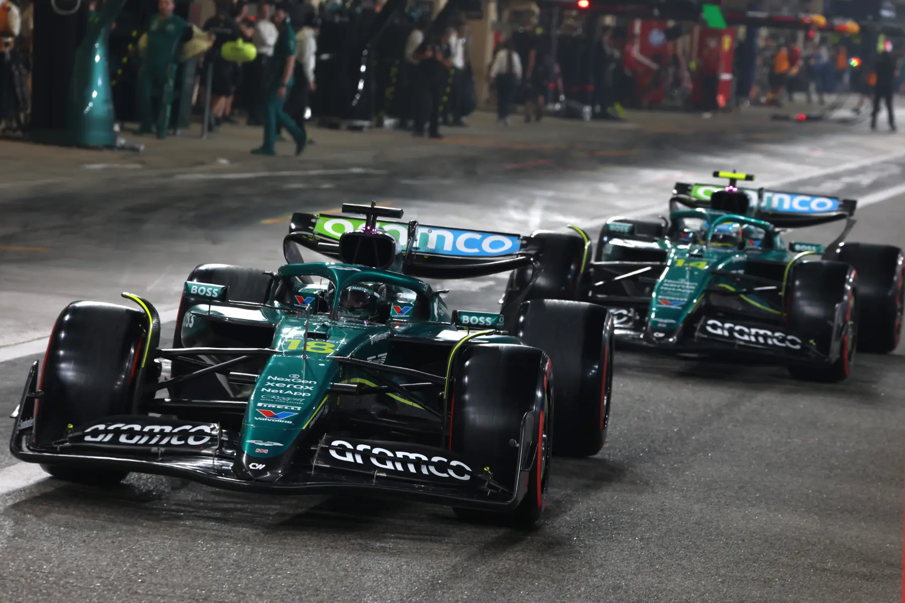 Alonso, Stroll, Aston Martin
