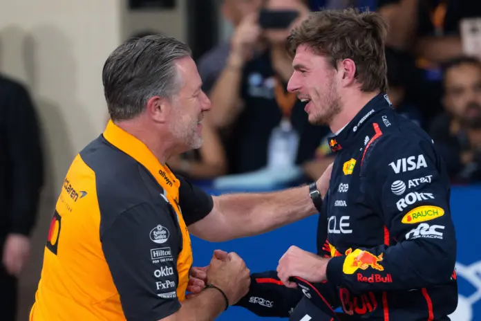 Zak Brown, Verstappen