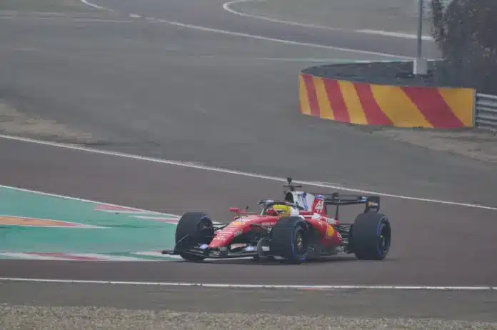 Hamilton, Ferrari, Fiorano