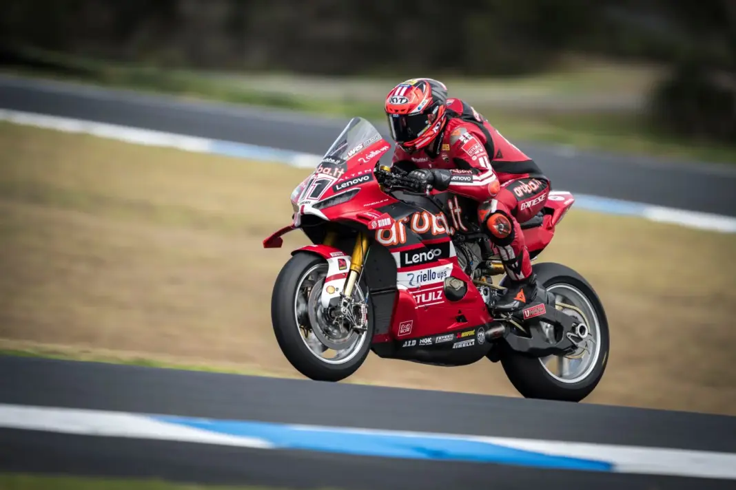 Nicolo Bulega, Ducati, Phillip Island, teszt, 2026