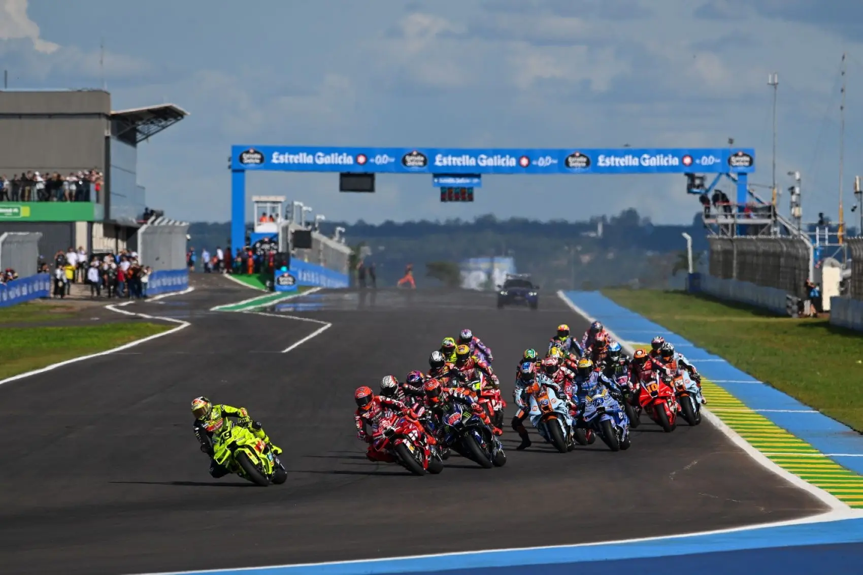 A MotoGP Brazil Nagydíjának rajtrácsa