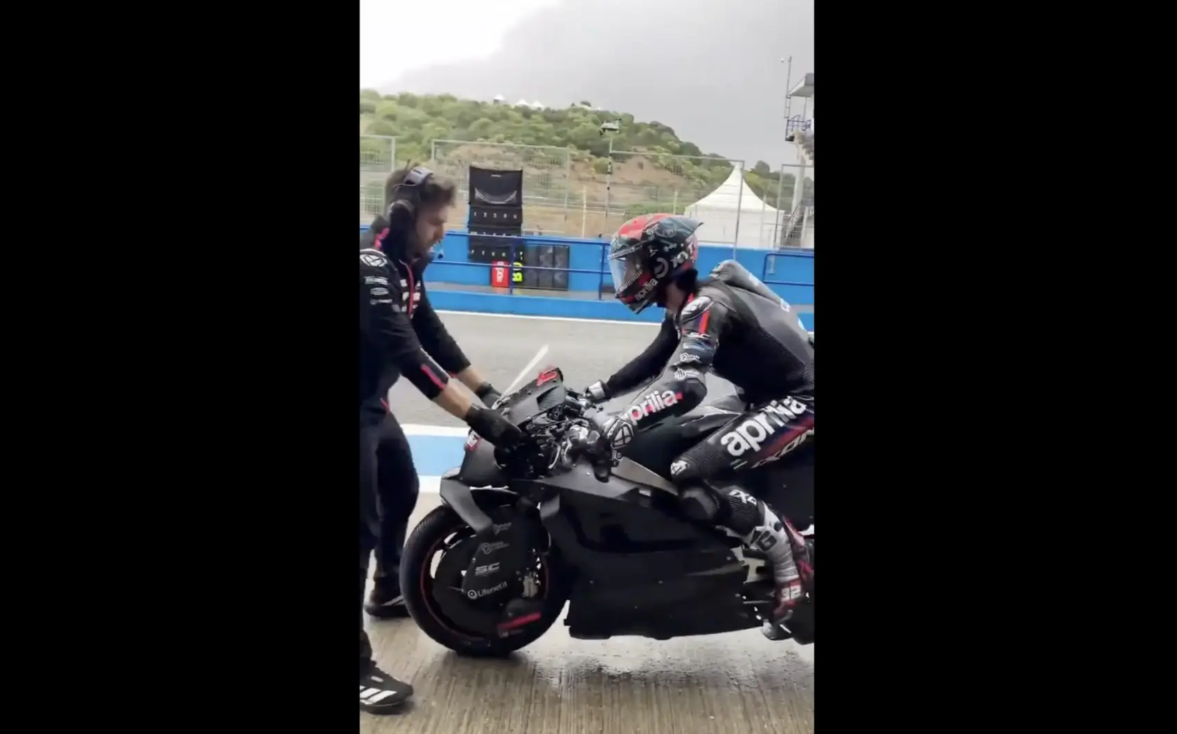 Az Aprilia is pályára vitte 2027-es MotoGP-motorját (videó)