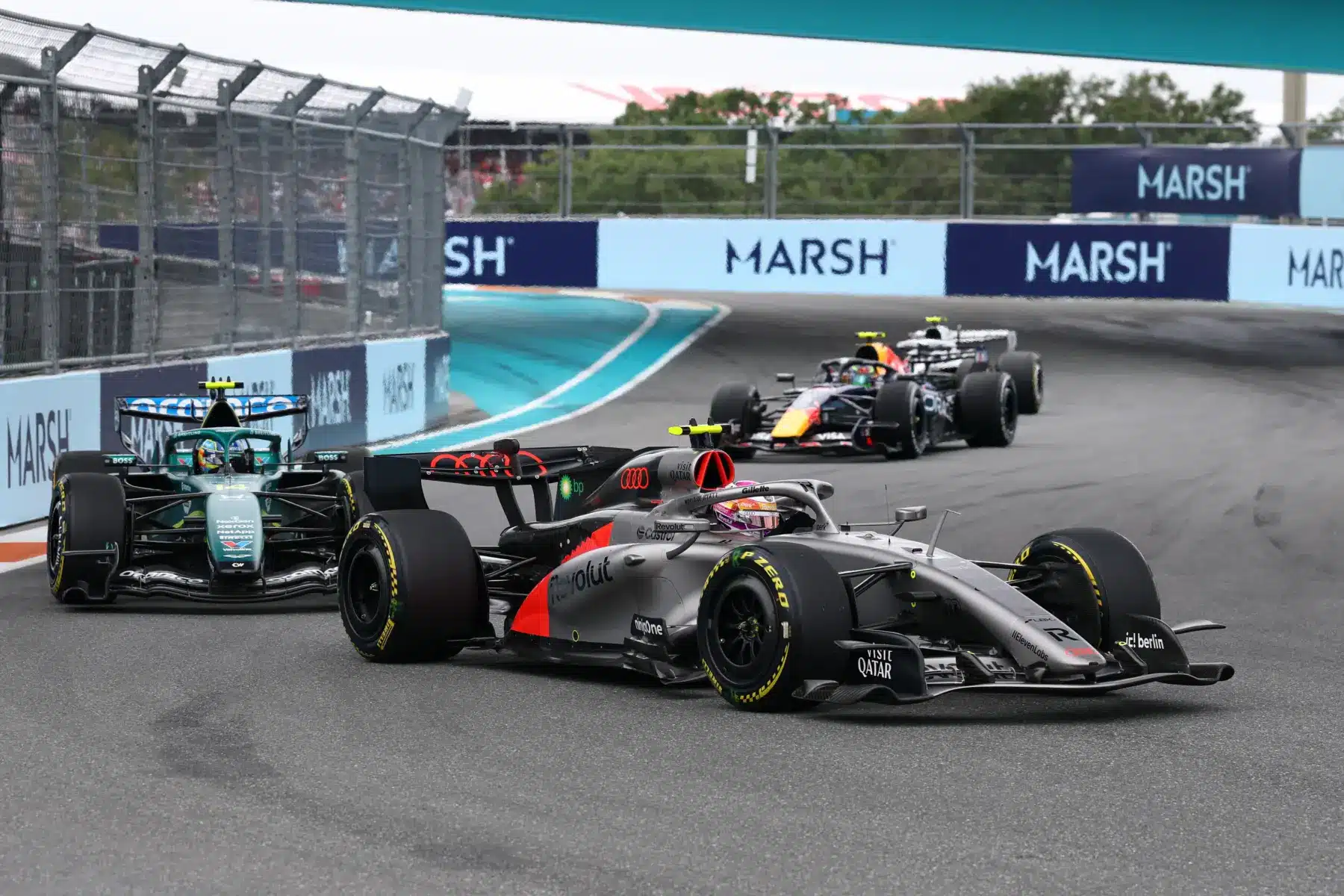 Bortoleto, Audi, Alonso, Aston Martin