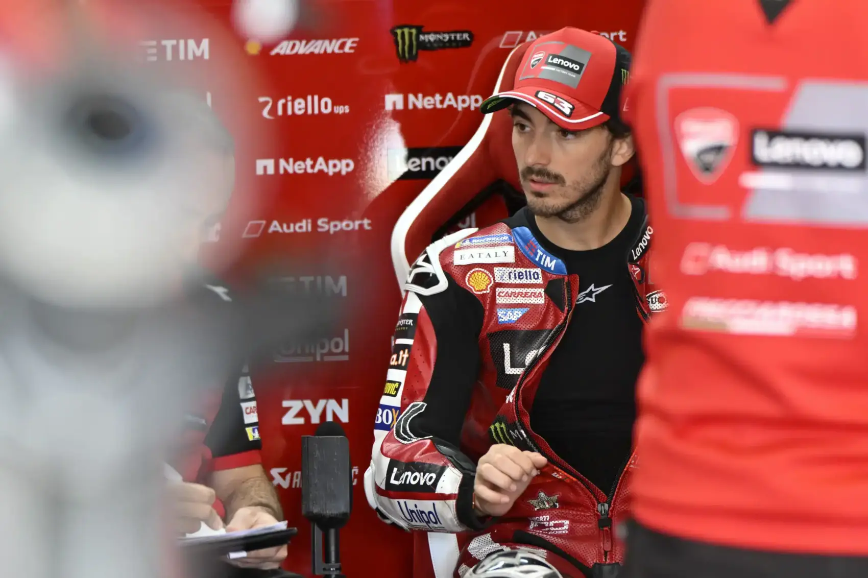 Bagnaia kicsit a motort, de főként magát okolta Le Mans-i bukása után