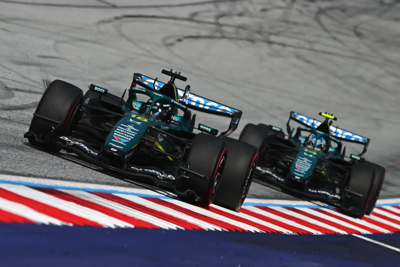 Lance Stroll, Fernando Alonso, Aston Martin