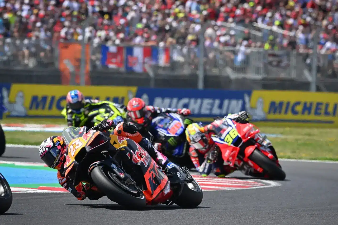 MotoGP, Enea Bastianini, Tech3, Joan Mir, Honda, Fabio Quartararo, Yamaha, Ai Ogura, Trackhouse, Magyar Nagydíj 2026, vasárnap