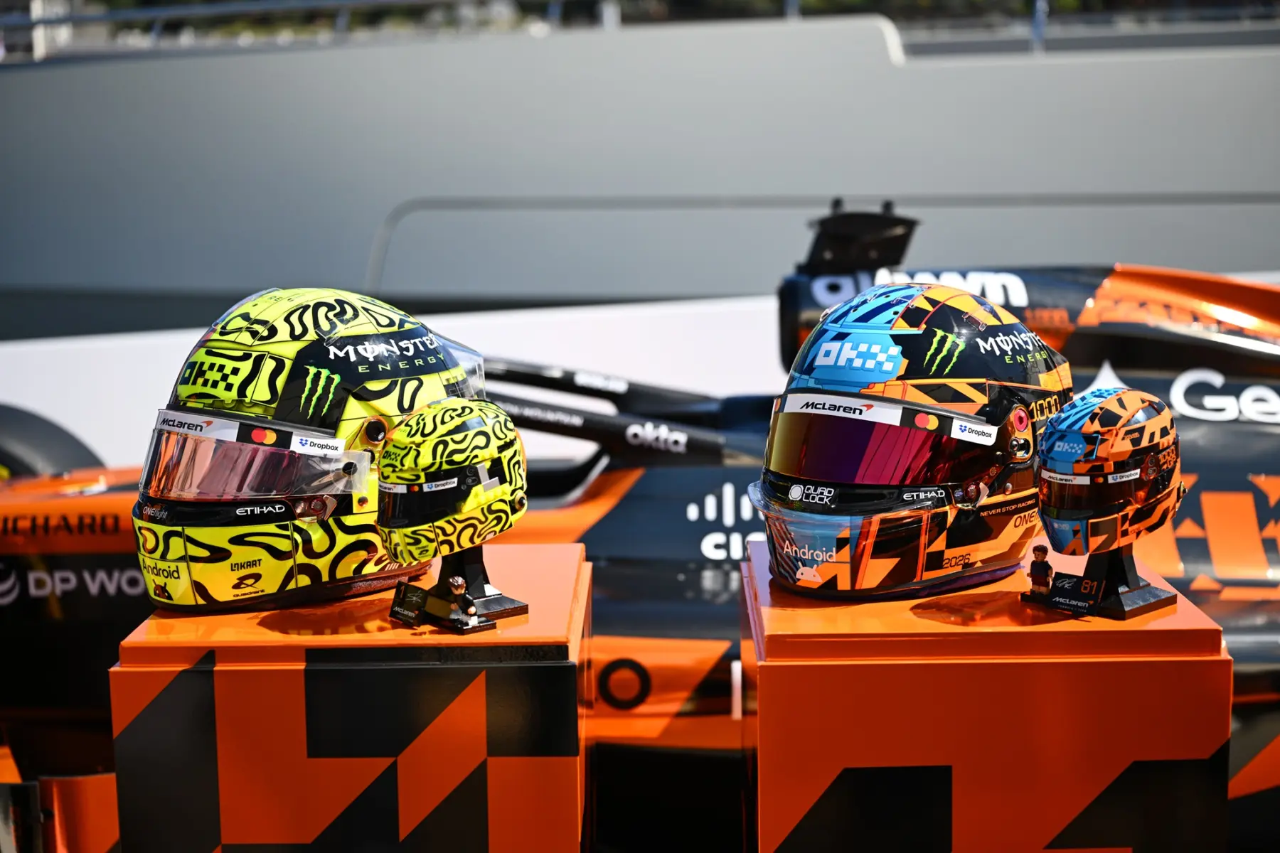 Norris, Piastri, sisak, Monaco