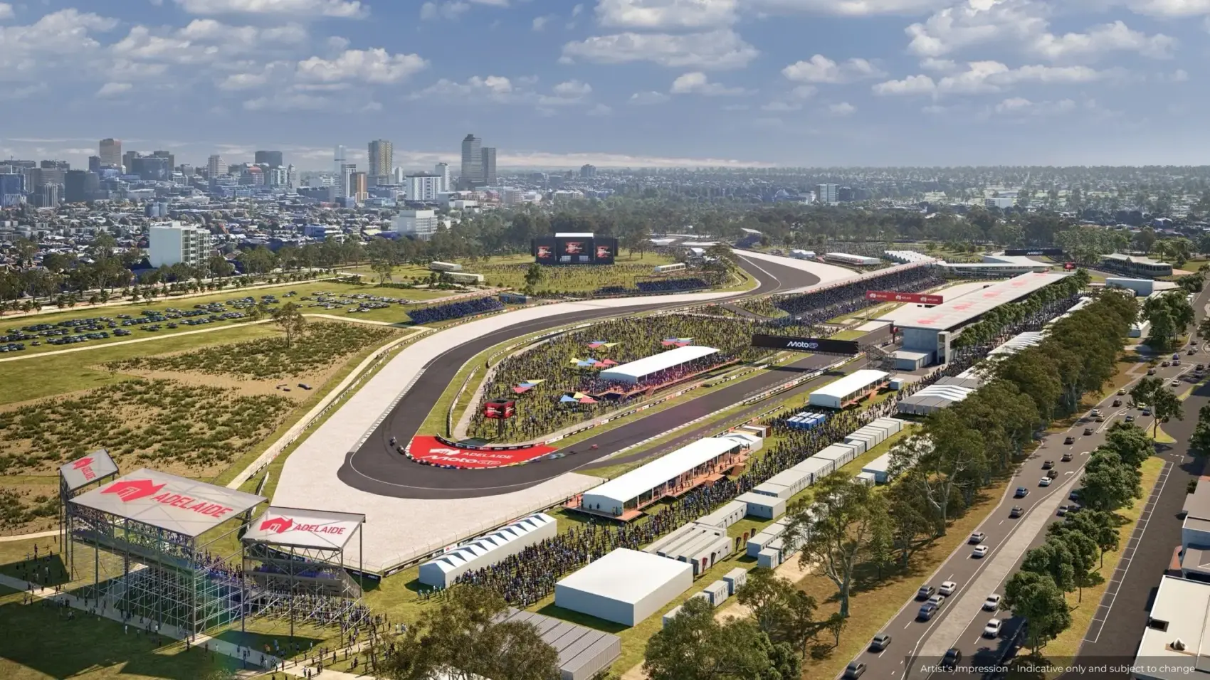 Bemutatták – ilyen lesz a MotoGP adelaide-i utcai pályája (videóval)