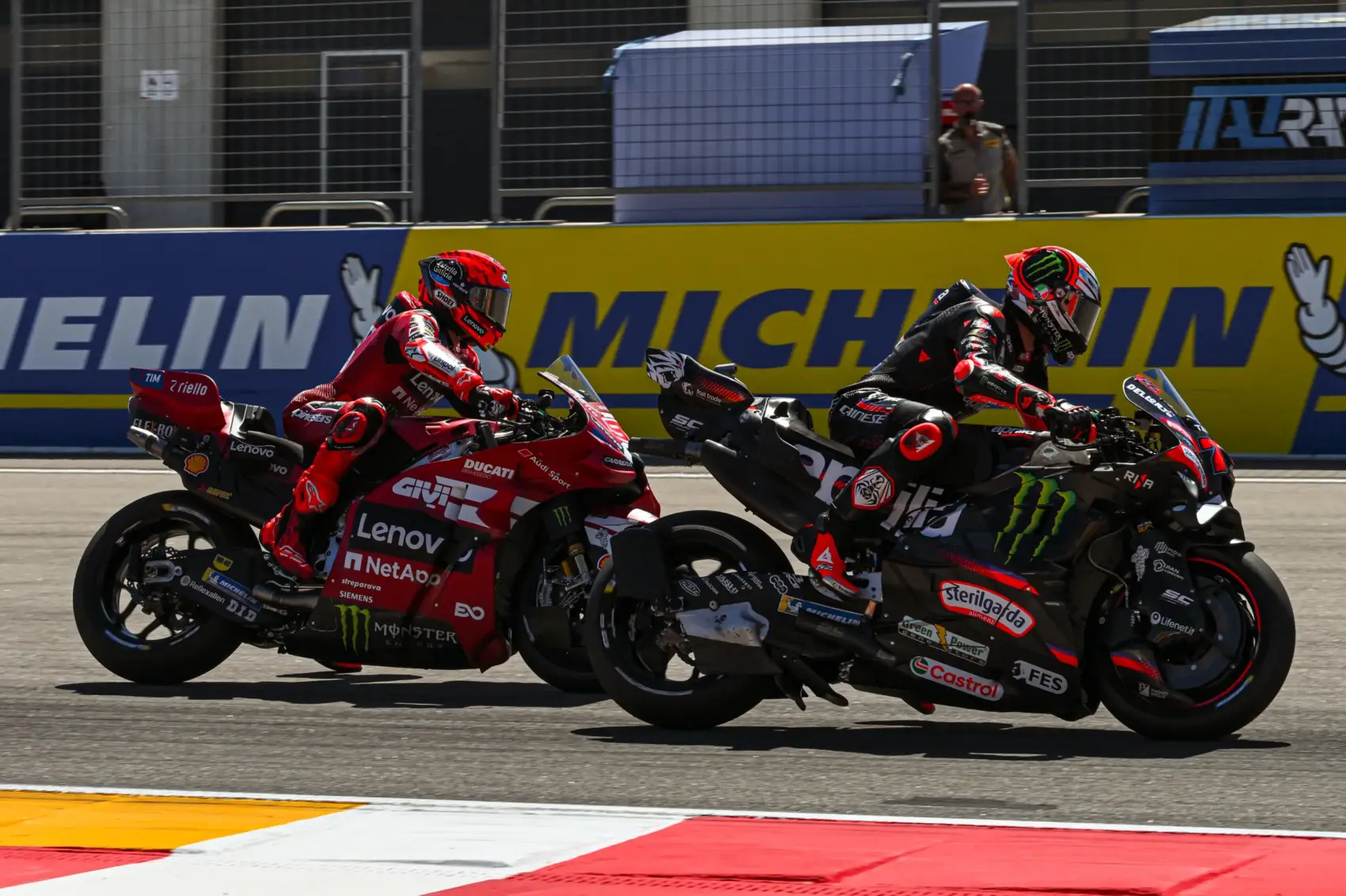 MotoGP, Marco Bezzecchi, Aprilia, Marc Márquez, Ducati, Aragóniai Nagydíj 2026, szombat