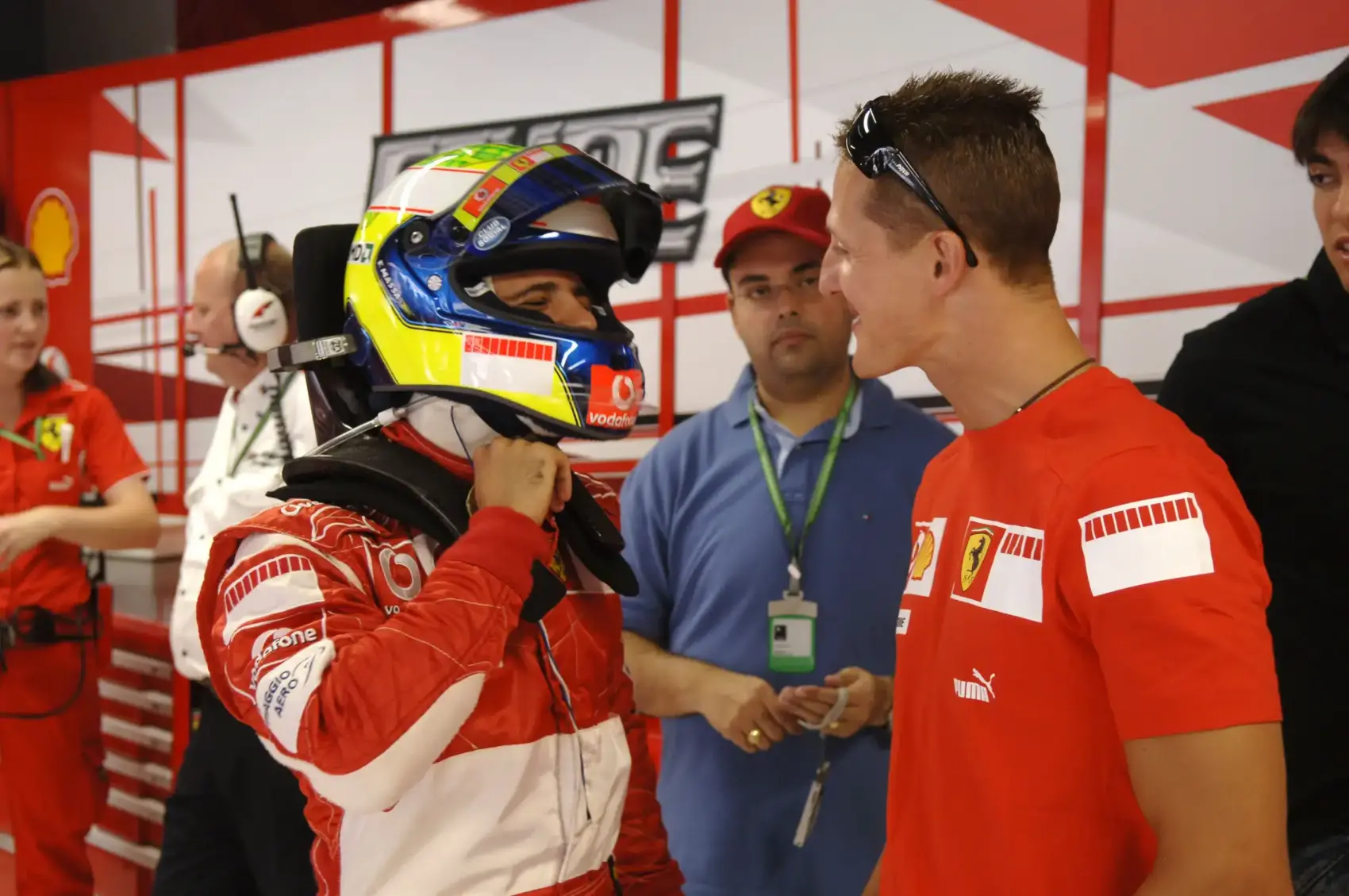 Michael Schumacher, Felipe Massa, Ferrari, Monza, 2006